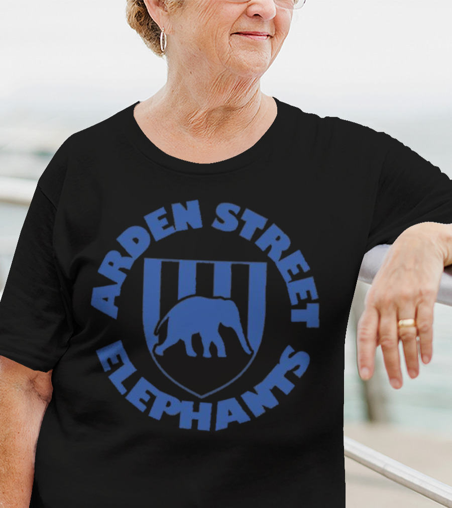 Arden Street Elephants Blue Emblem T-Shirt
