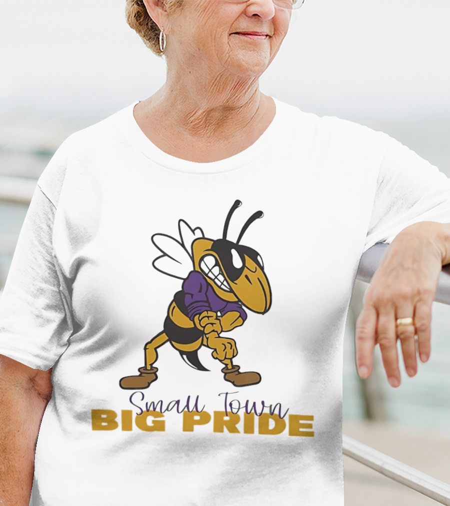 Small Town Big Pride Bee Mascot T-Shirt