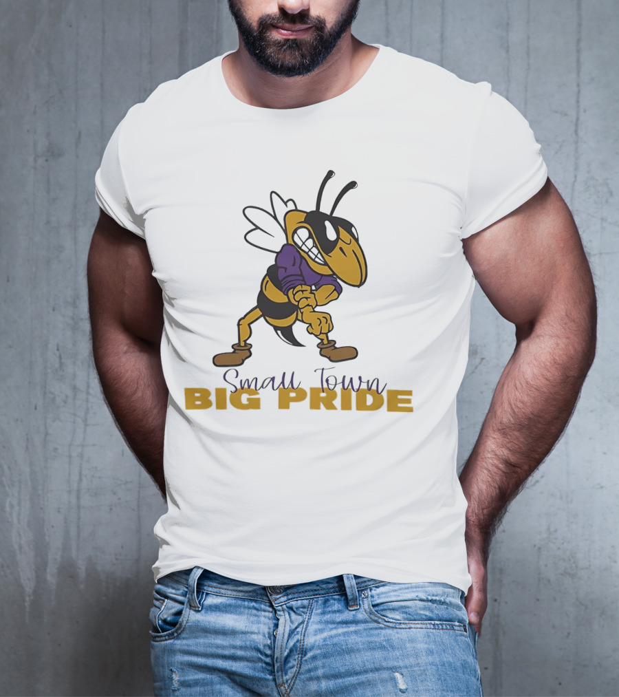 Small Town Big Pride Bee Mascot T-Shirt