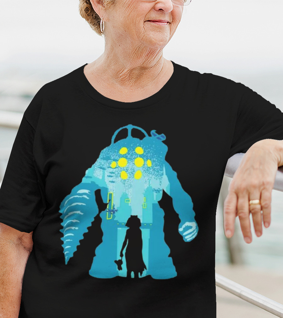 Big Daddy And Little Sister BioShock Underwater Adventure T-Shirt