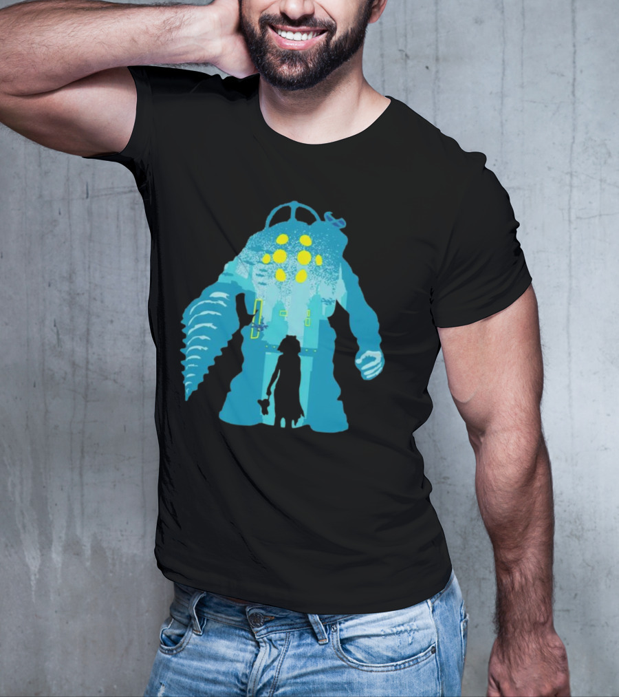 Big Daddy And Little Sister BioShock Underwater Adventure T-Shirt