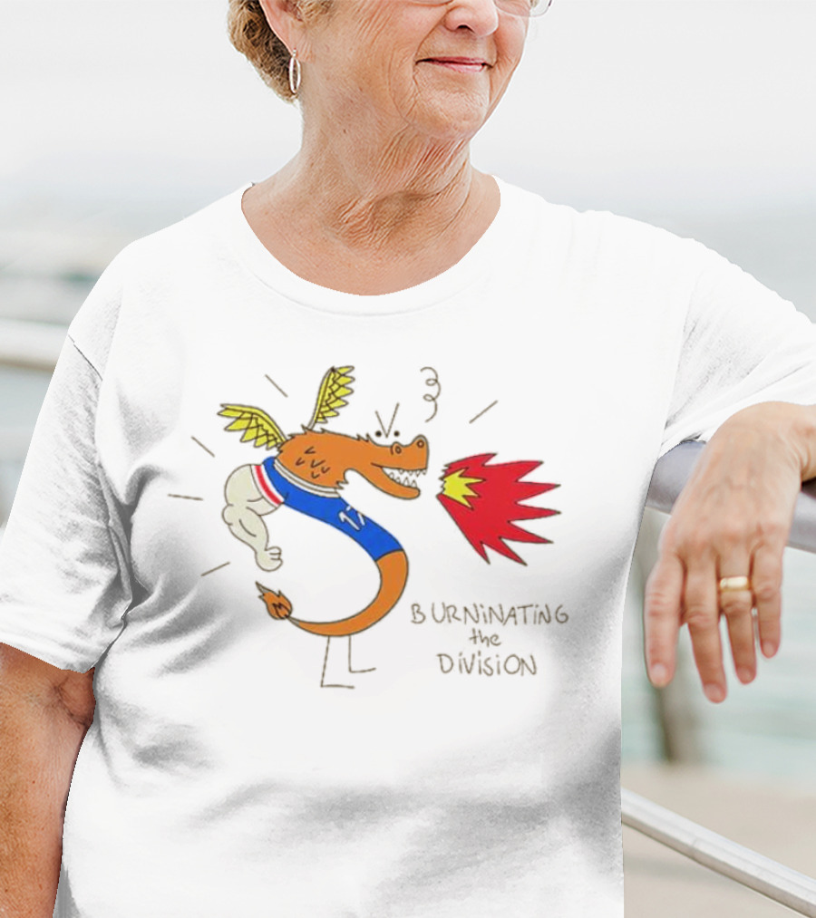 Buffalo Bills Burninating The Division Dragon Fireball T-Shirt