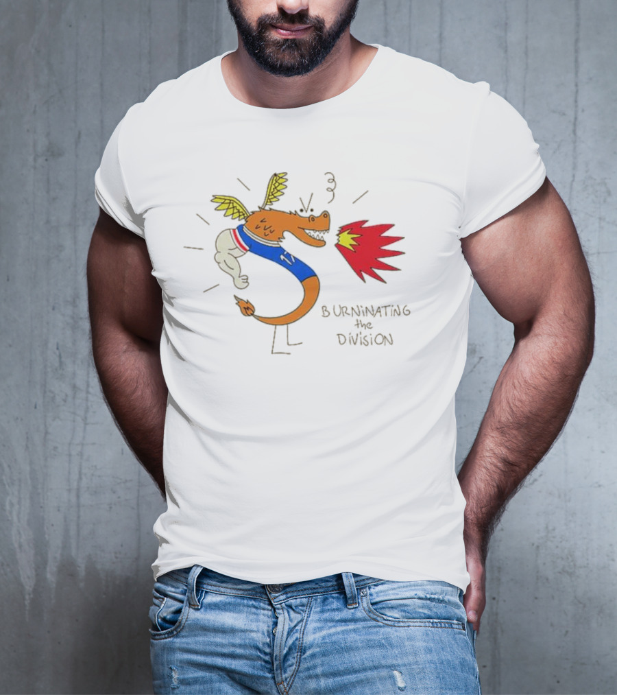 Buffalo Bills Burninating The Division Dragon Fireball T-Shirt