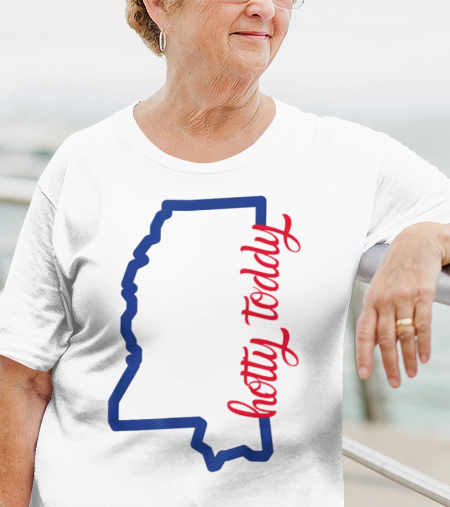 Mississippi Map Hotty Toddy T-Shirt