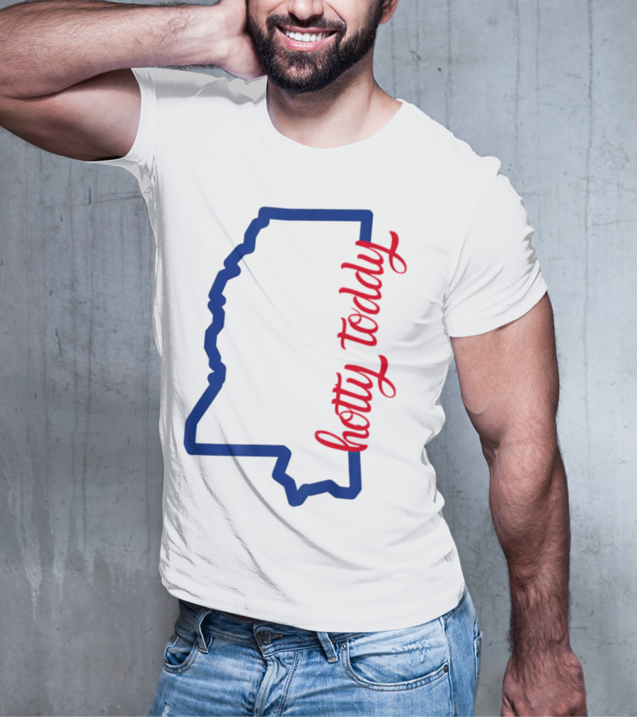 Mississippi Map Hotty Toddy T-Shirt