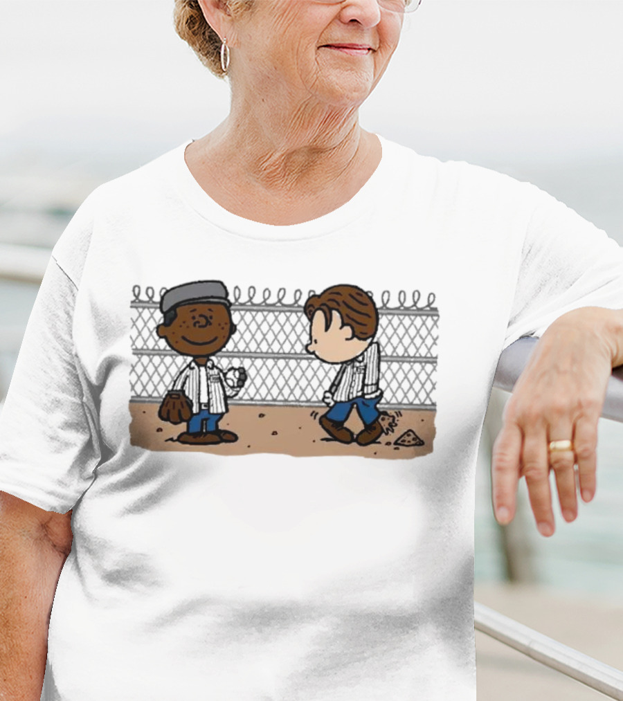 Red And Andy Yard Pals The Shawshank Redemption Peanuts Cartoon Crossover T-Shirt