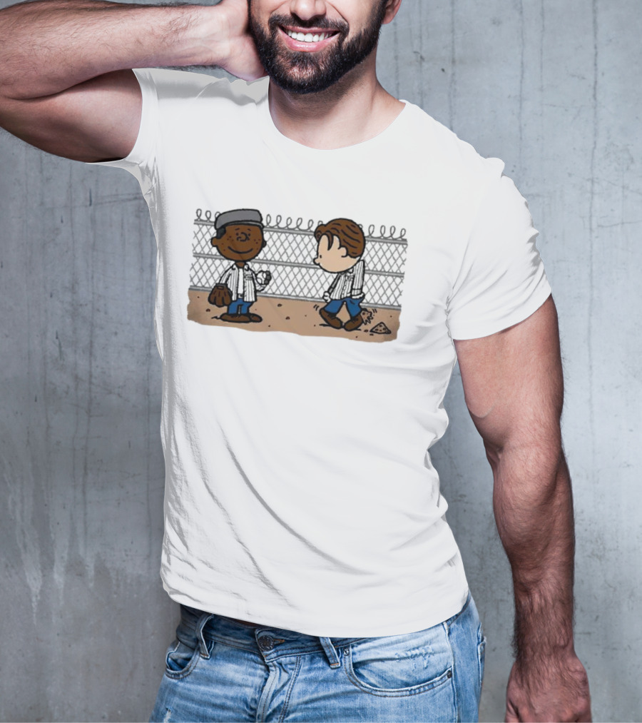 Red And Andy Yard Pals The Shawshank Redemption Peanuts Cartoon Crossover T-Shirt