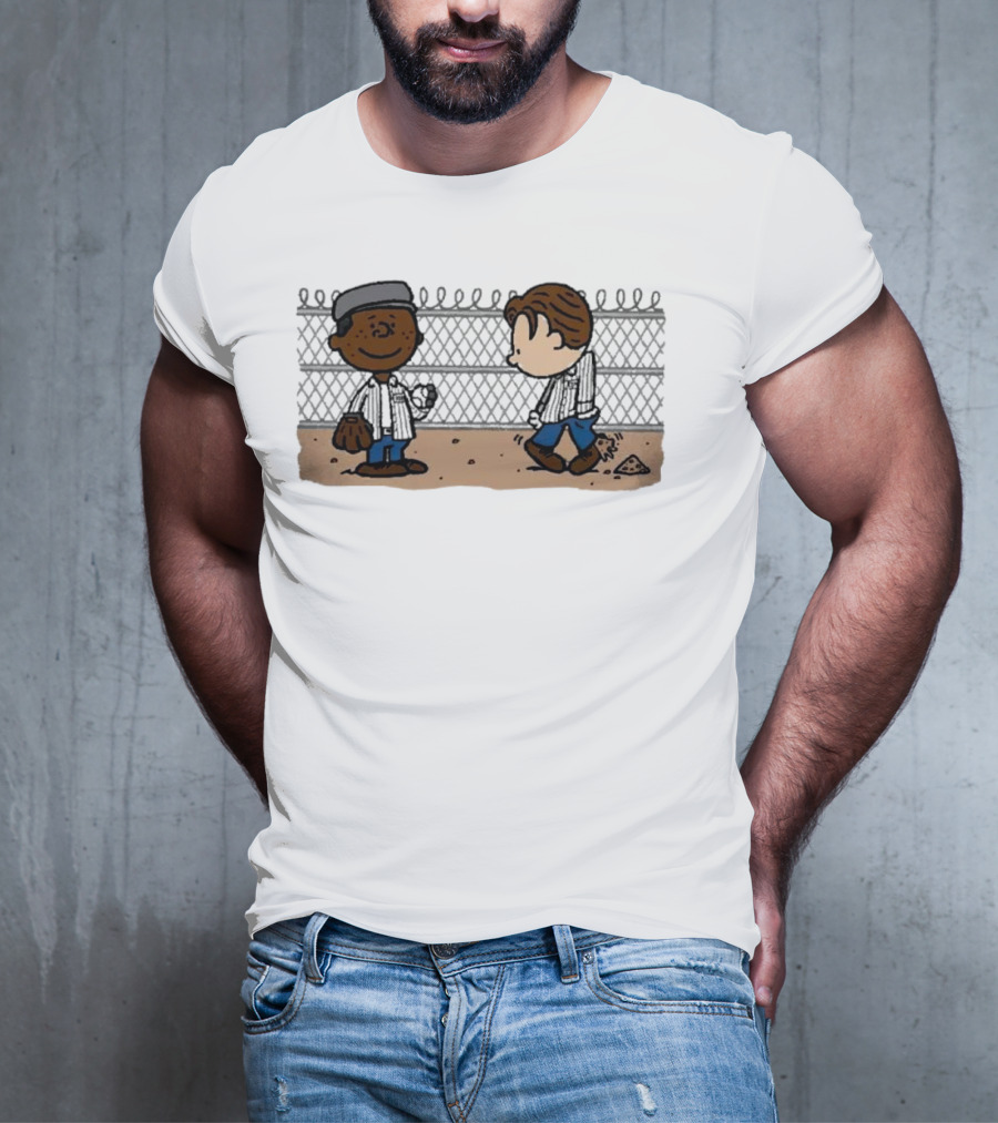Red And Andy Yard Pals The Shawshank Redemption Peanuts Cartoon Crossover T-Shirt