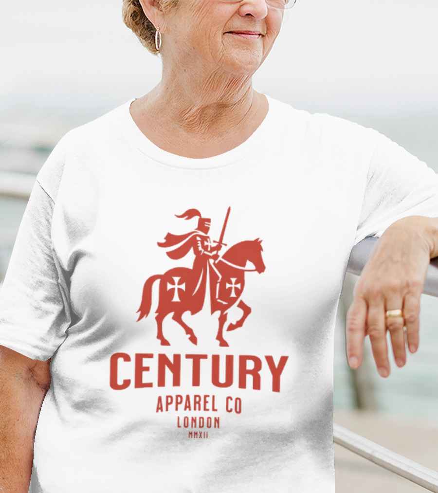 Century Apparel Co London MMXII Knight On Horse T-Shirt