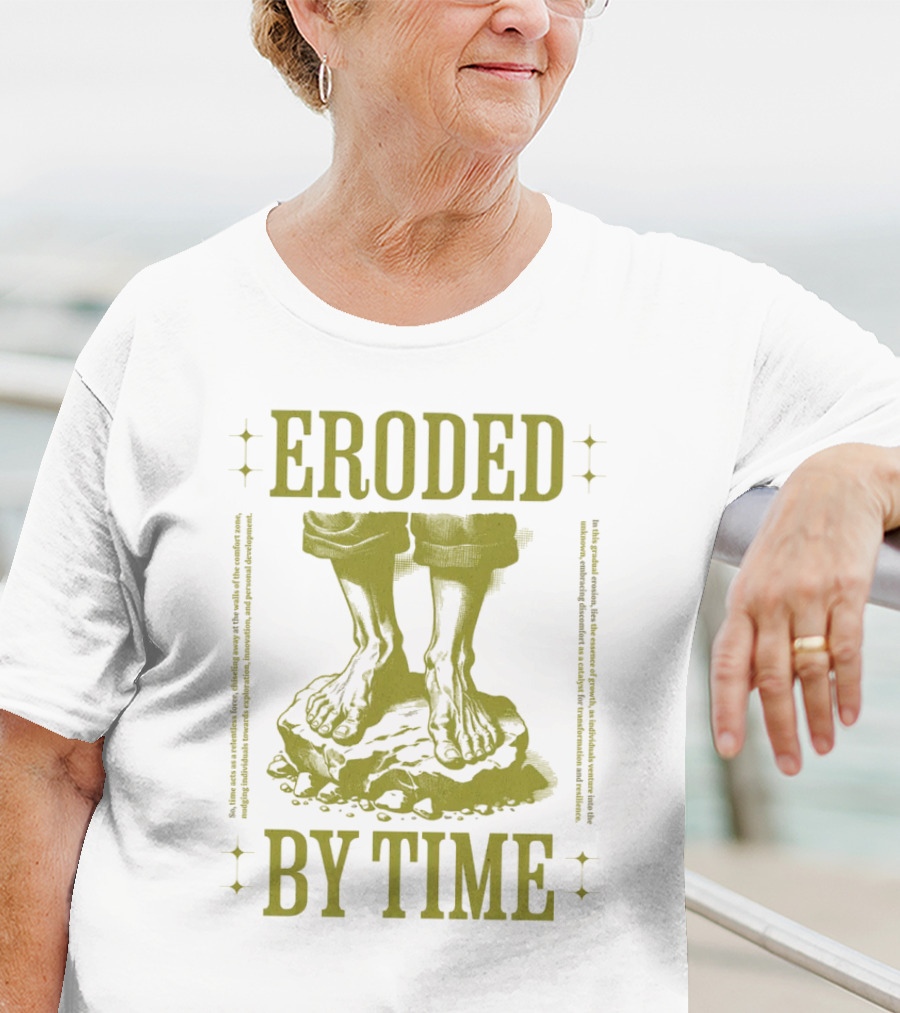 Eroded By Time Standing On Rock T-Shirt