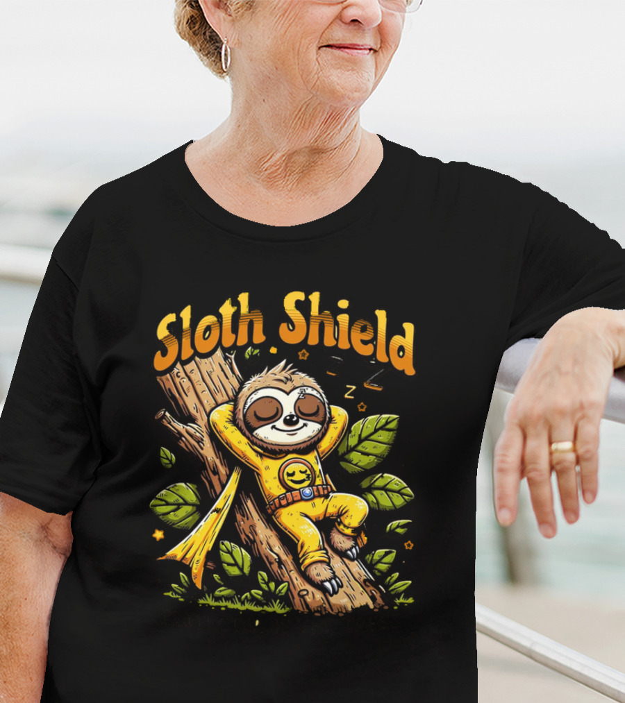 Sloth Shield Protector Of The Trees T-Shirt