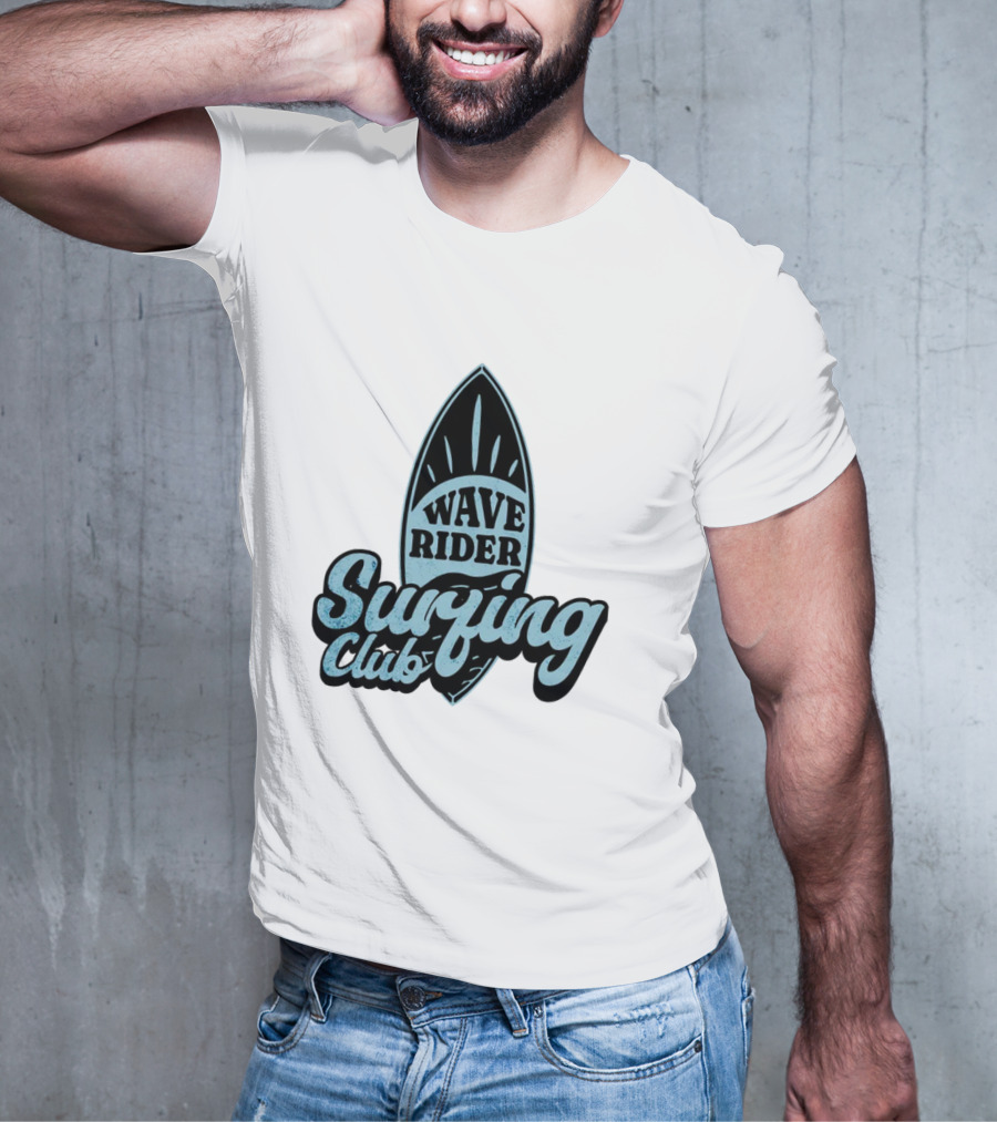 Wave Rider Surfing Club Surfboard T-Shirt