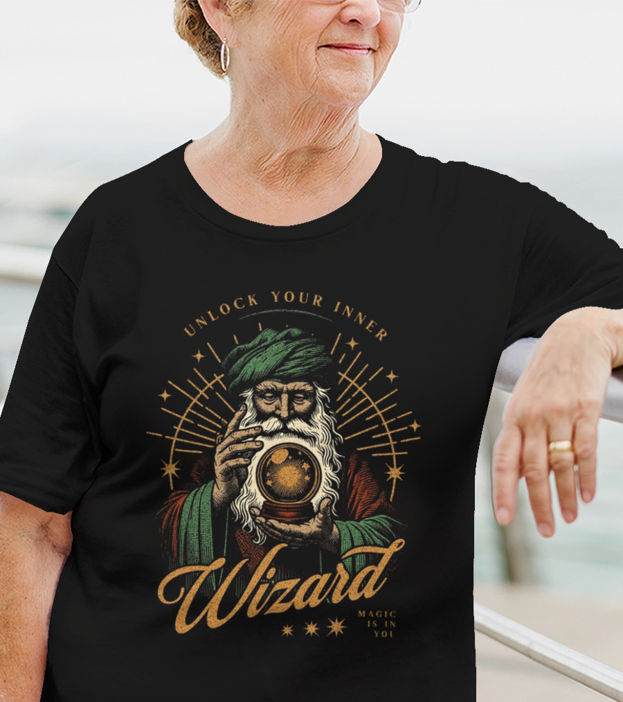 Unlock Your Inner Wizard Magic Is In You Vintage Mystic T-Shirt