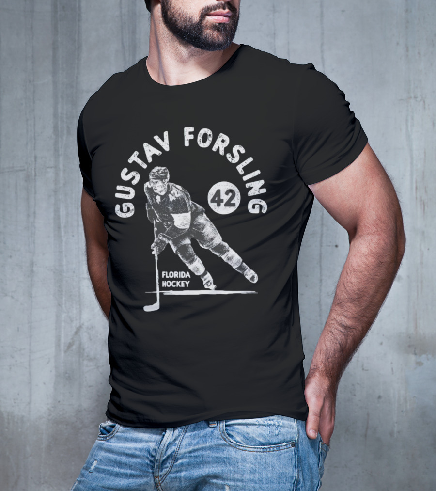 Gustav Forsling 42 Florida Hockey T-Shirt