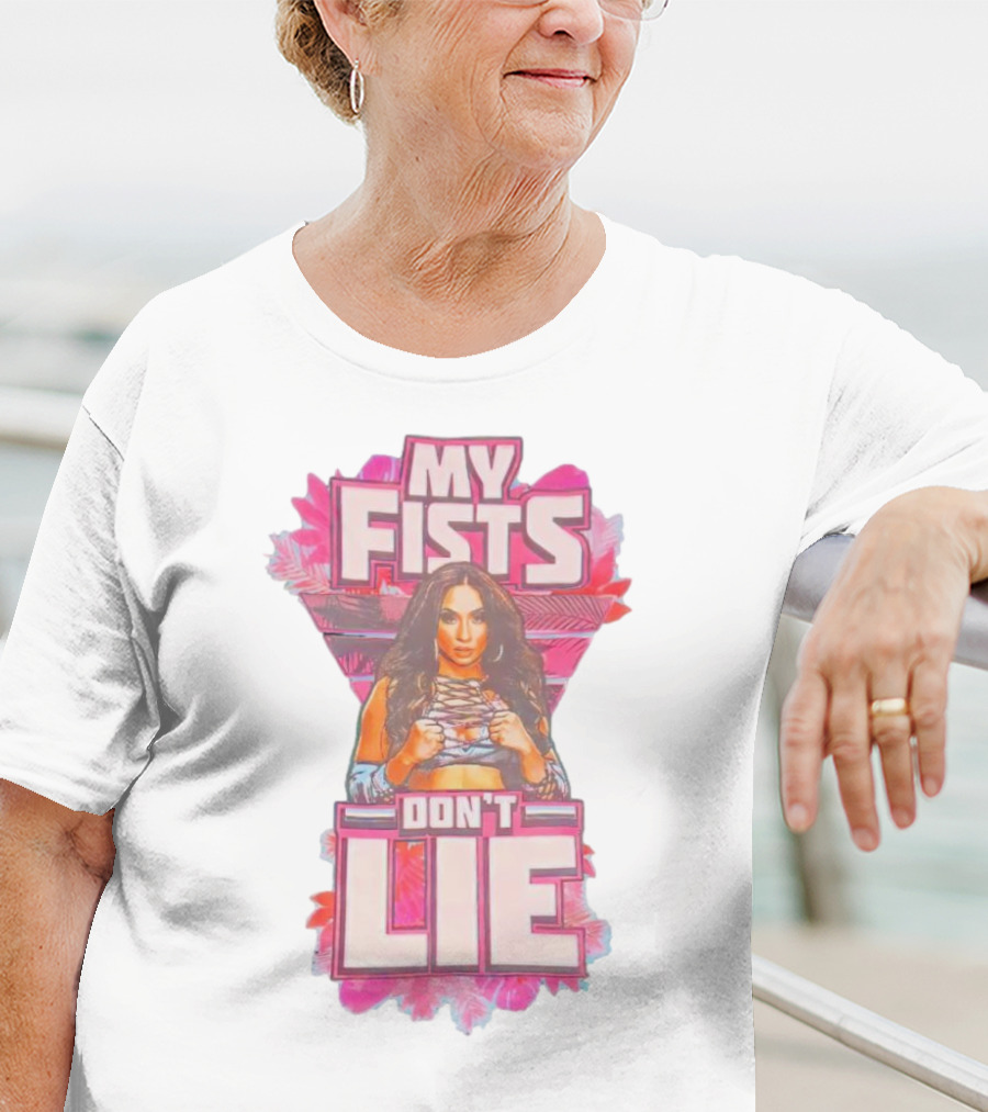 Lola Vice My Fists Don’t Lie Teal T-Shirt