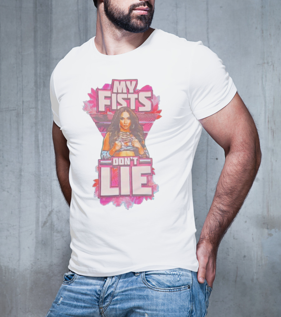 Lola Vice My Fists Don’t Lie Teal T-Shirt