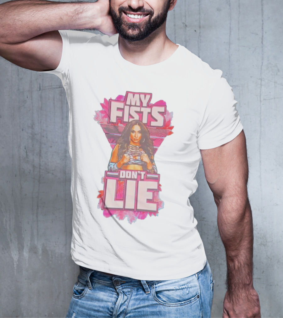 Lola Vice My Fists Don’t Lie Teal T-Shirt