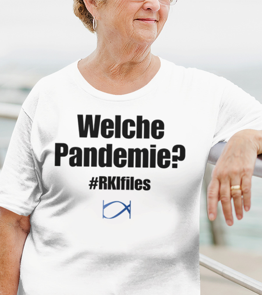 Welche Pandemie RKI Files Christian Fish T-Shirt