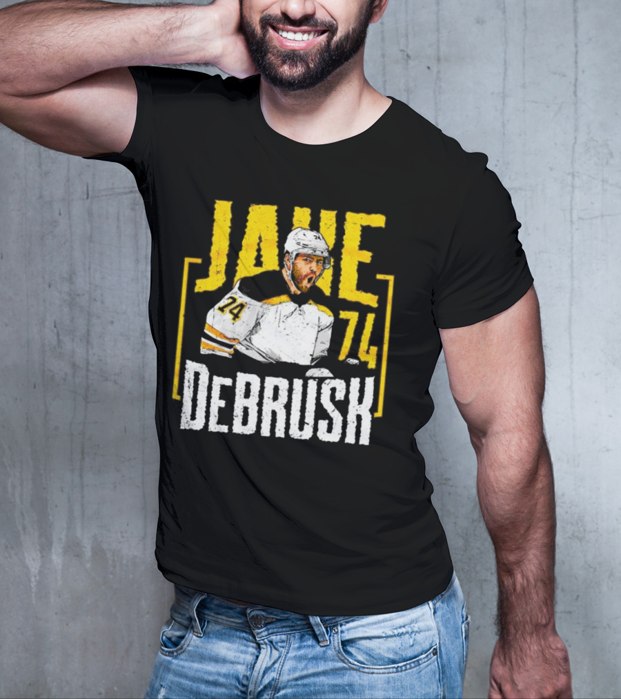 Jake DeBrusk 74 Boston Hockey Player T-Shirt