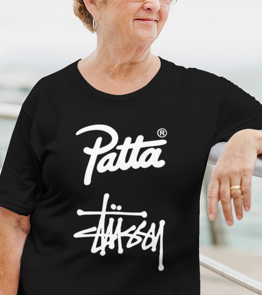 Patta Stüssy Collaboration Logo T-Shirt