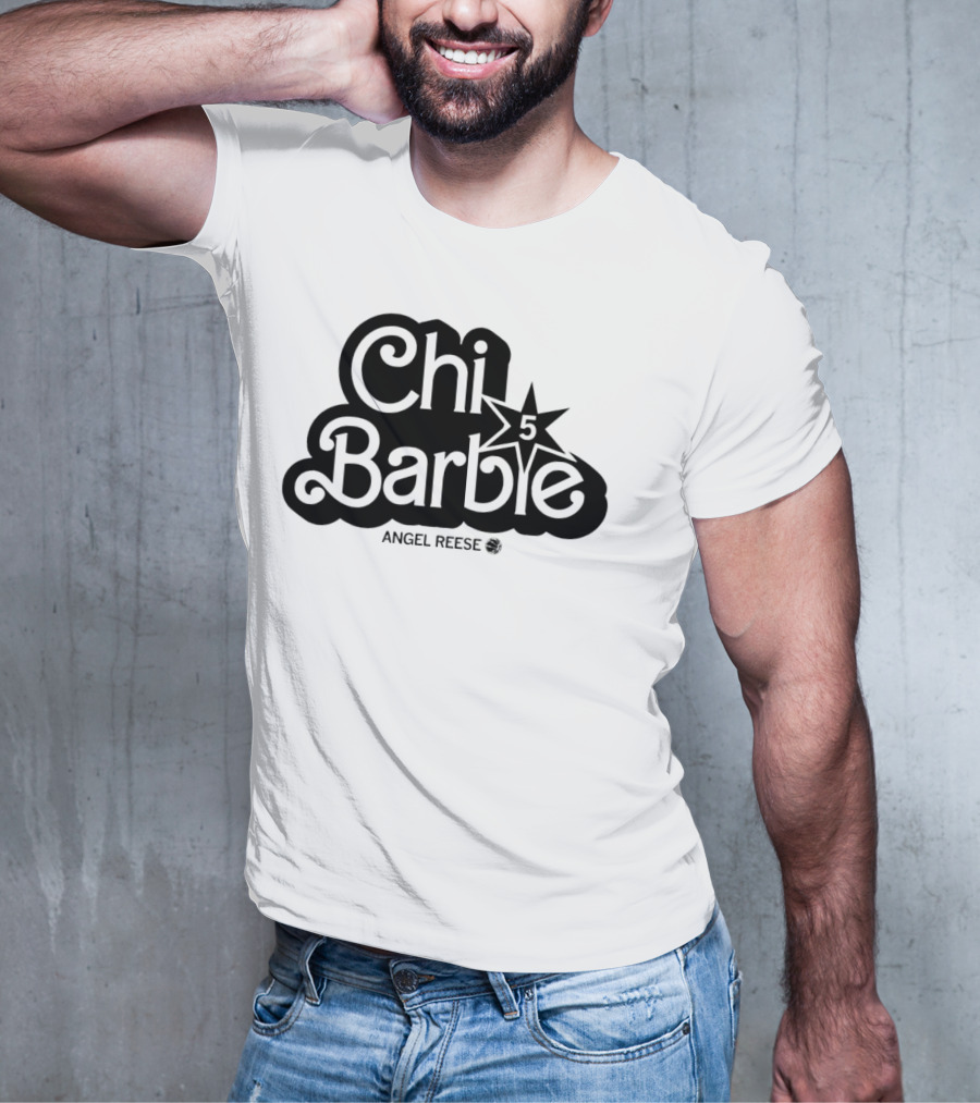 ChiBarbie Angel Reese Chicago Sky 5 Star T-Shirt