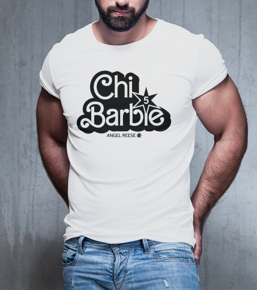ChiBarbie Angel Reese Chicago Sky 5 Star T-Shirt