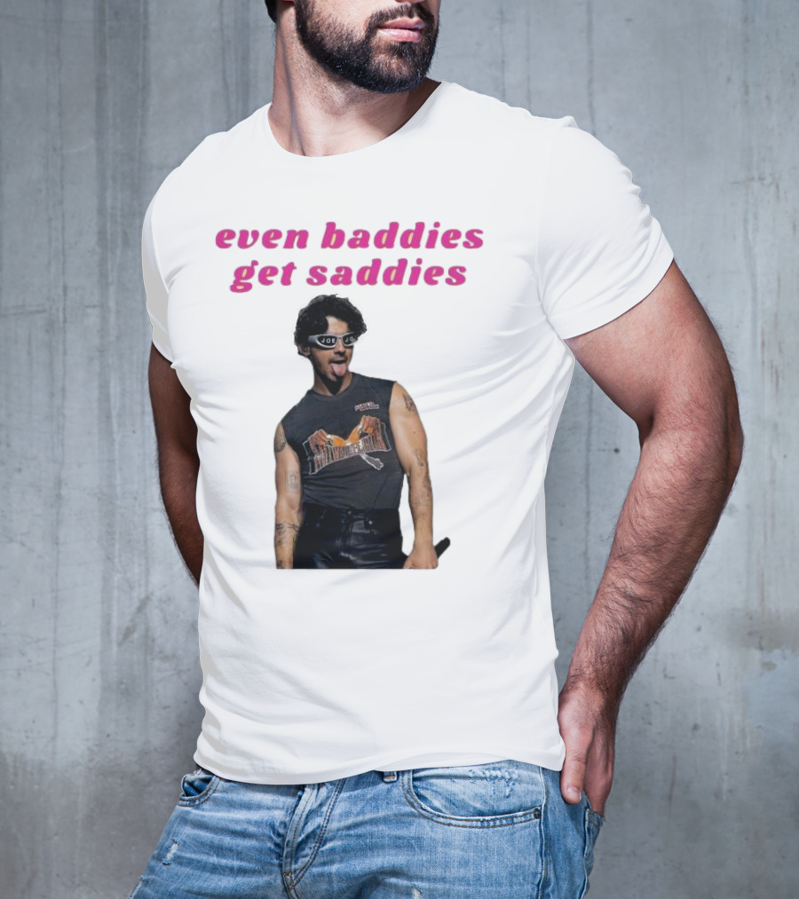 Joe Jonas Even Baddies Get Saddies Rocker T-Shirt