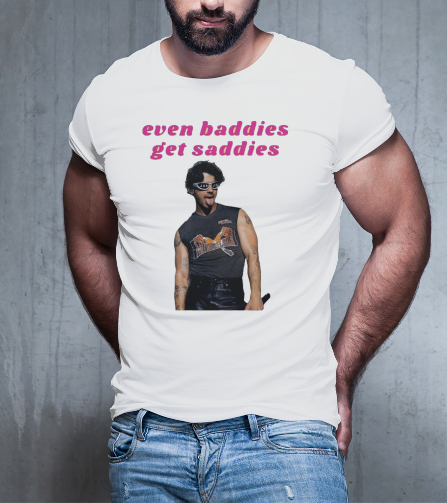 Joe Jonas Even Baddies Get Saddies Rocker T-Shirt