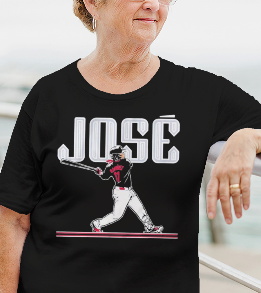 José Baseball Ramirez Slugger Swing T-Shirt