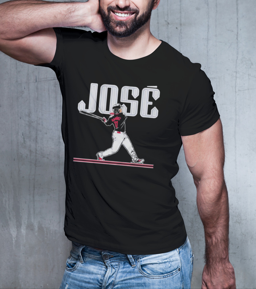 José Baseball Ramirez Slugger Swing T-Shirt