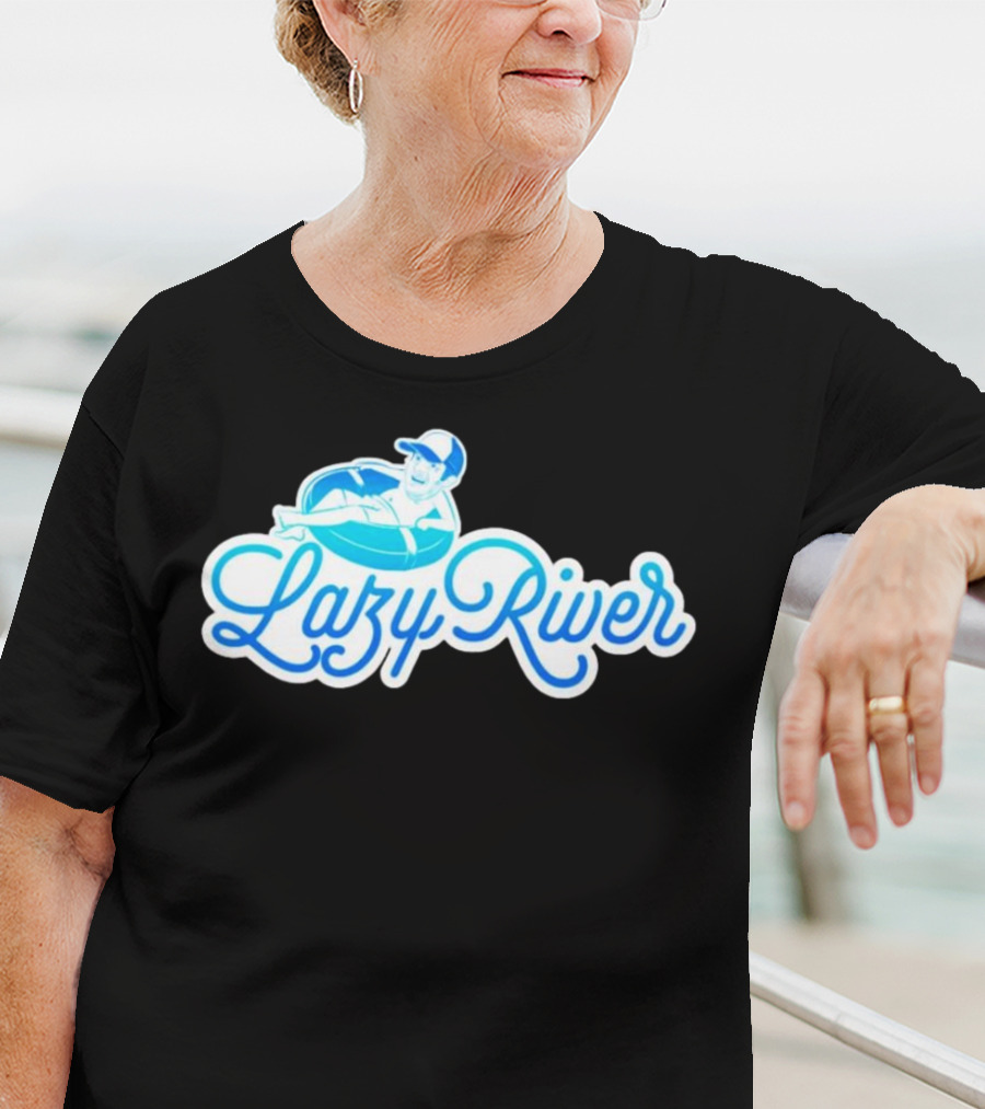 Lazy River Float Chill Relaxation Cartoon T-Shirt