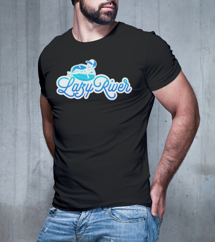 Lazy River Float Chill Relaxation Cartoon T-Shirt