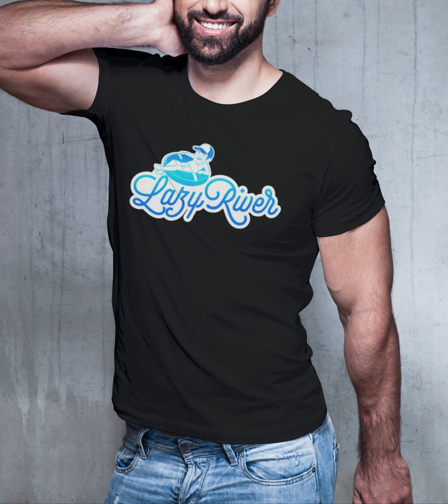 Lazy River Float Chill Relaxation Cartoon T-Shirt