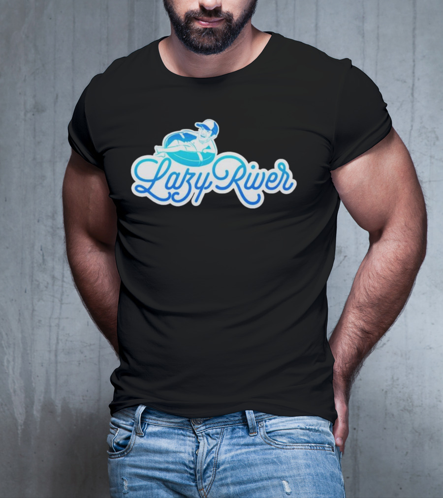 Lazy River Float Chill Relaxation Cartoon T-Shirt