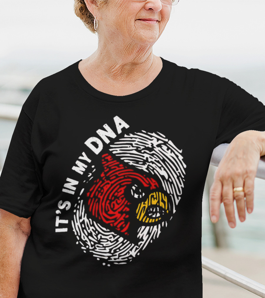 Louisville Cardinals It’s In My DNA Fingerprint T-Shirt