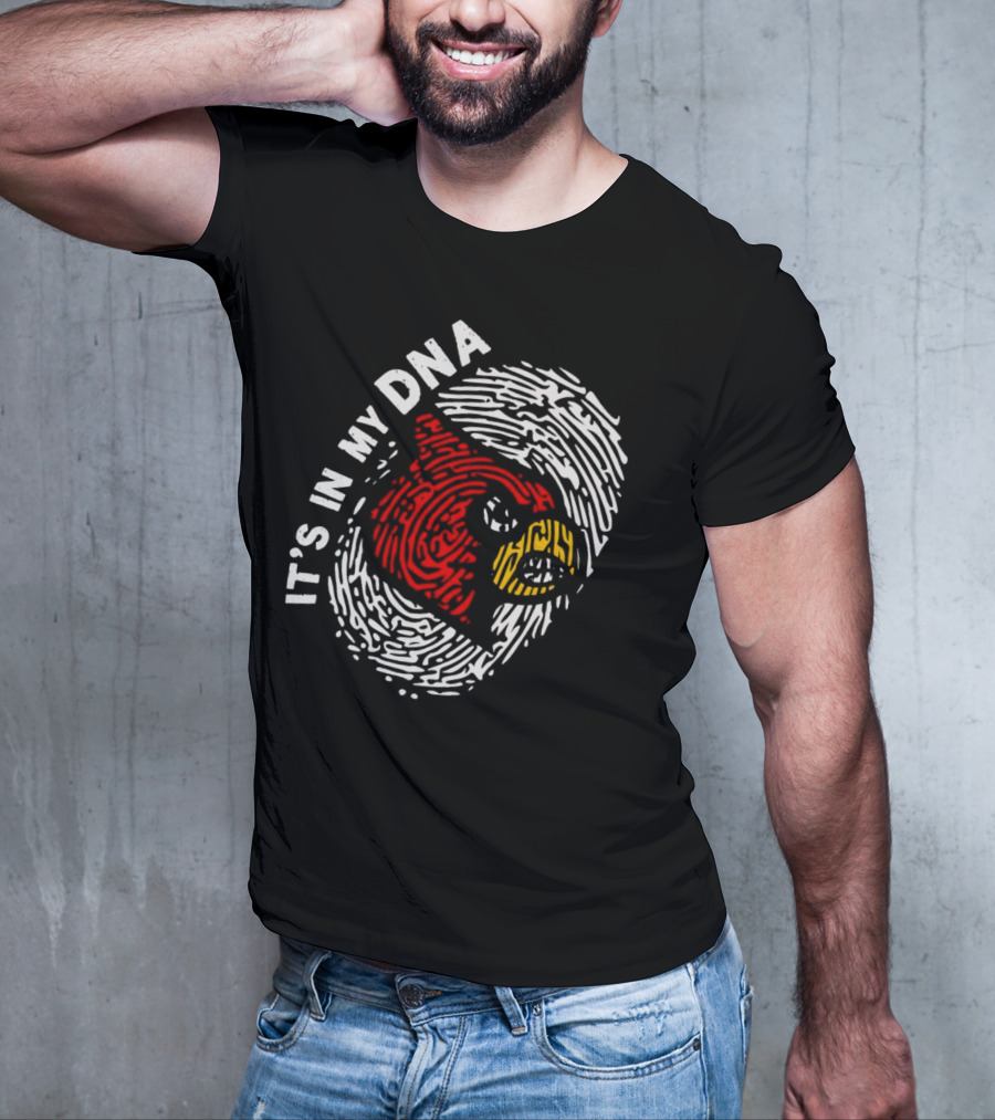 Louisville Cardinals It’s In My DNA Fingerprint T-Shirt