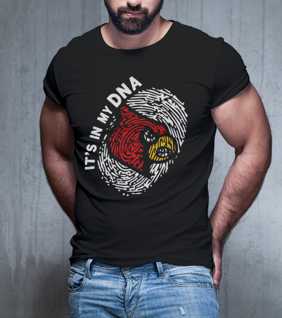 Louisville Cardinals It’s In My DNA Fingerprint T-Shirt