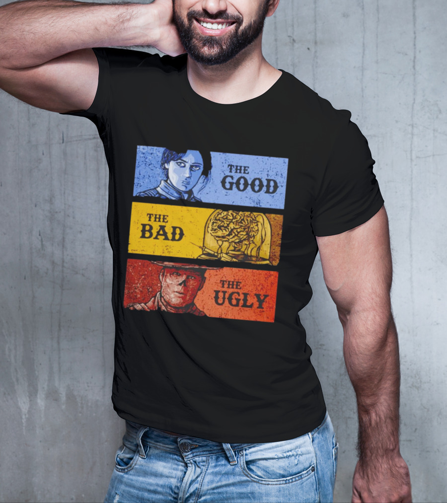Fallout The Good The Bad The Ugly Character Carousel T-Shirt