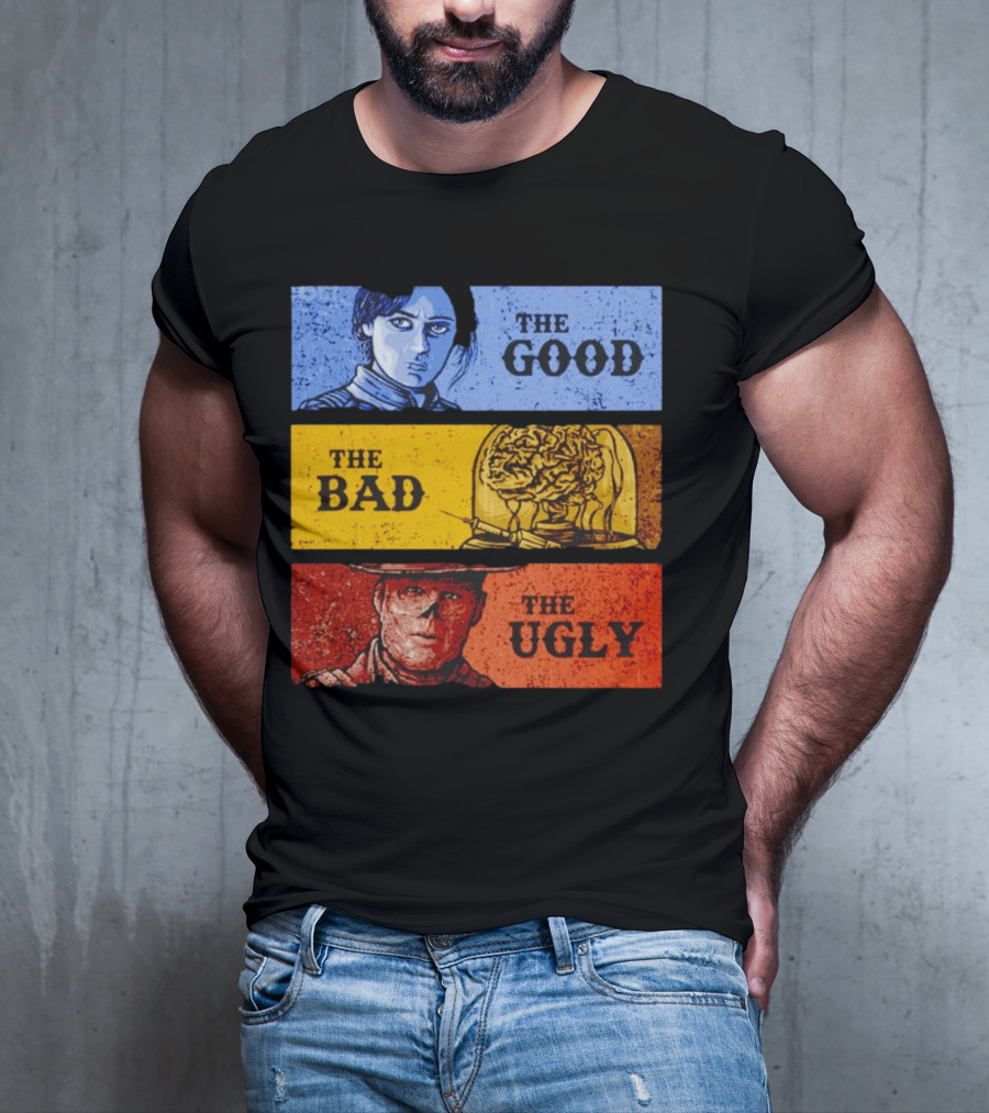 Fallout The Good The Bad The Ugly Character Carousel T-Shirt