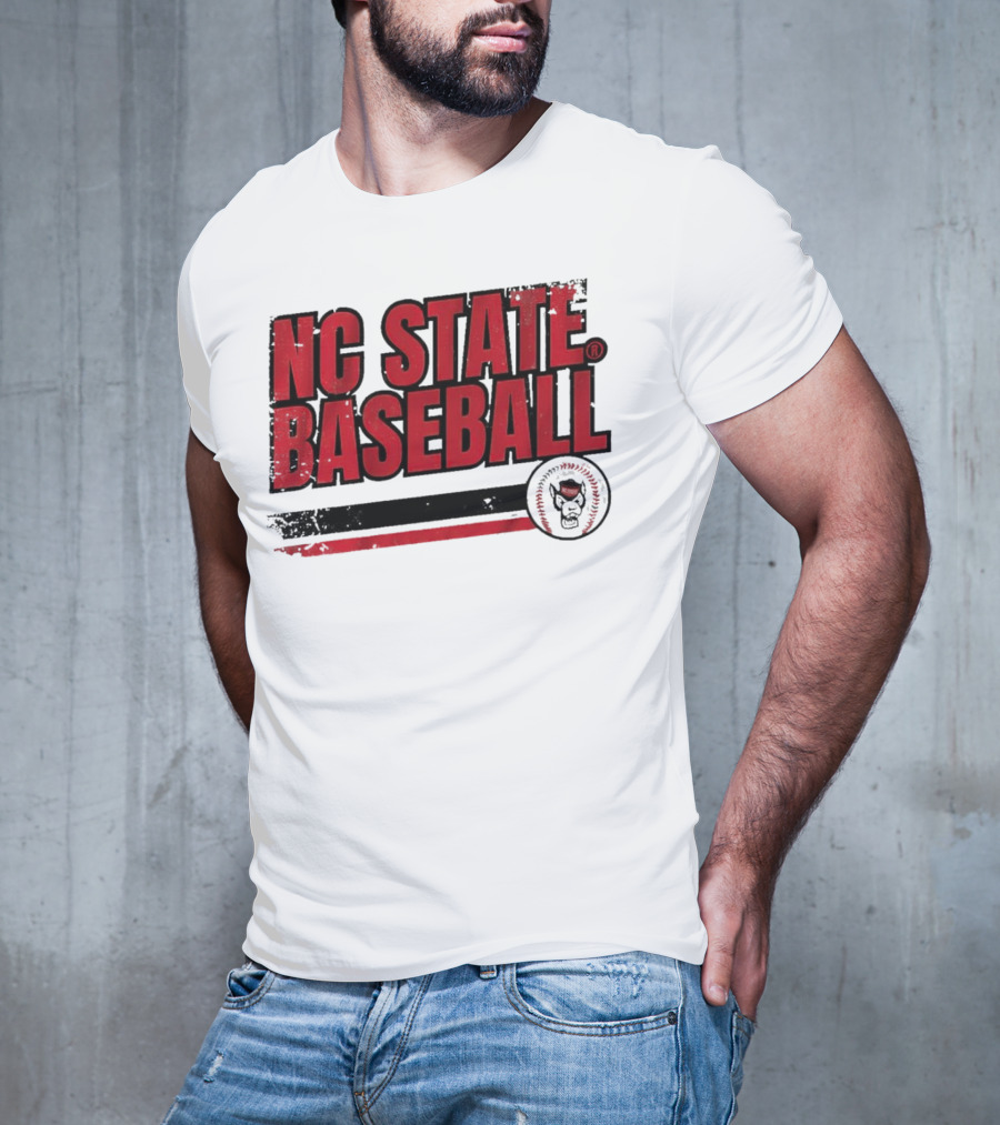 NC State Baseball Wolfpack Logo T-Shirt