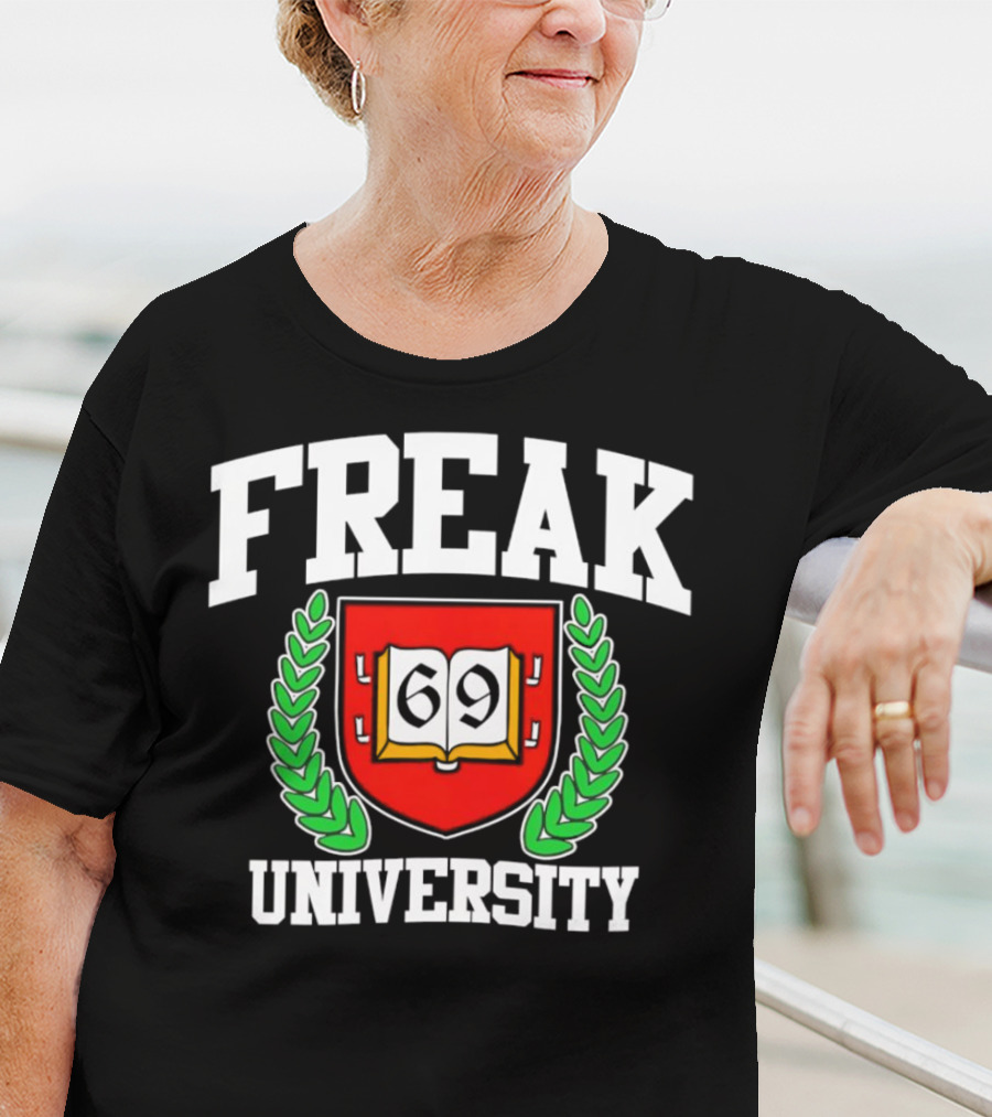 Freak University 69 Crest Emblem T-Shirt
