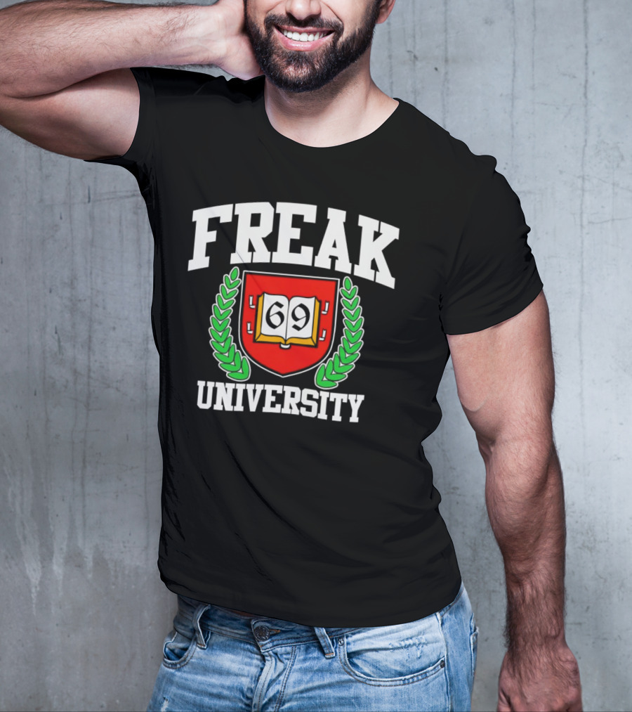 Freak University 69 Crest Emblem T-Shirt