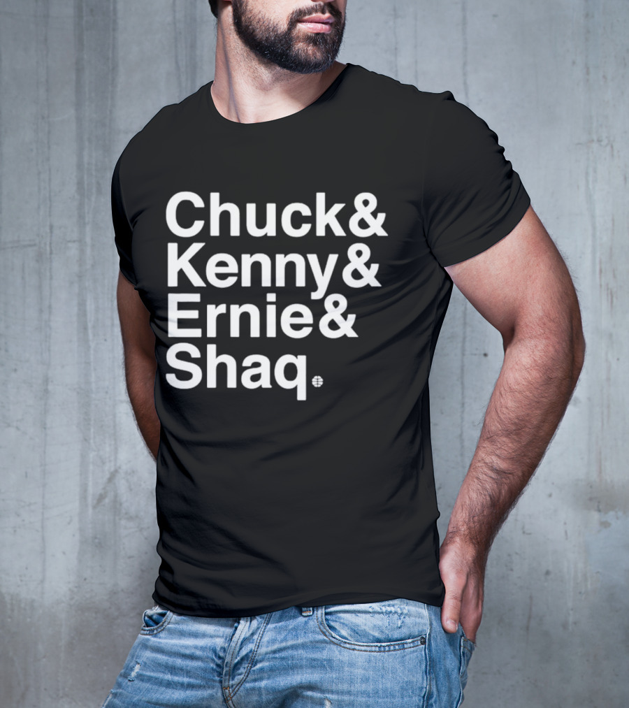 Chuck And Kenny And Ernie And Shaq NBA Legends Panel Names T-Shirt