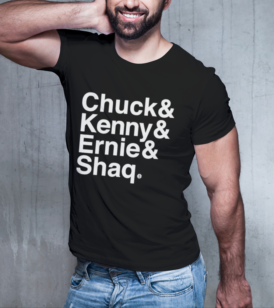 Chuck And Kenny And Ernie And Shaq NBA Legends Panel Names T-Shirt