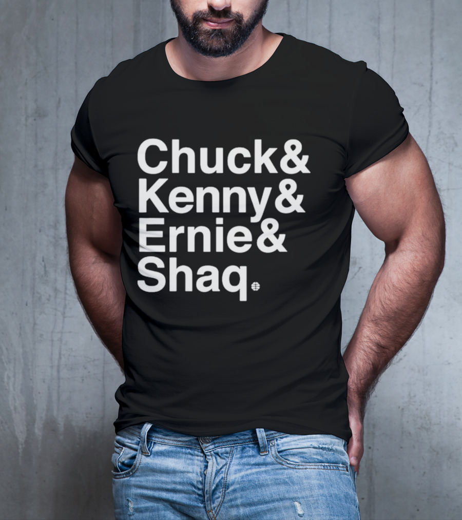 Chuck And Kenny And Ernie And Shaq NBA Legends Panel Names T-Shirt