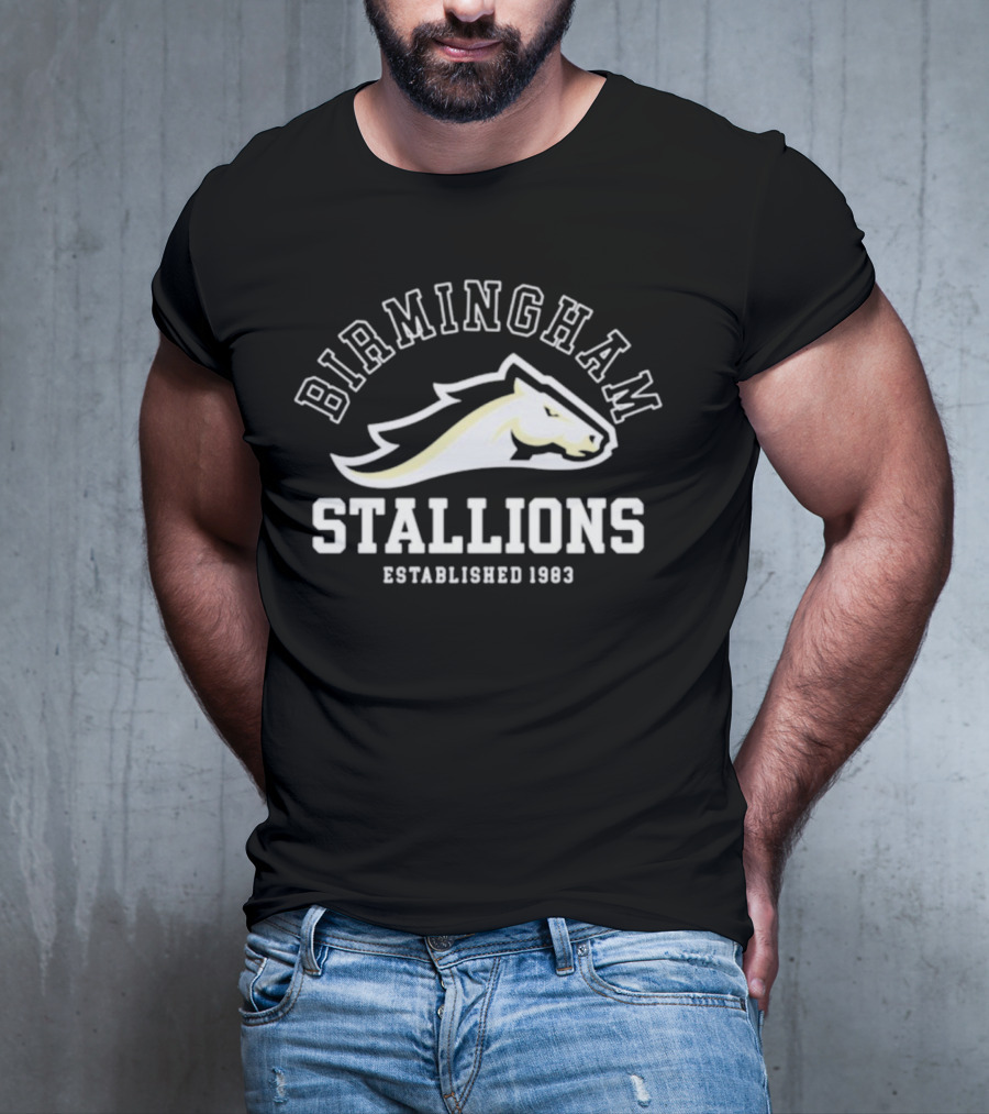 Birmingham Stallions Established 1983 T-Shirt
