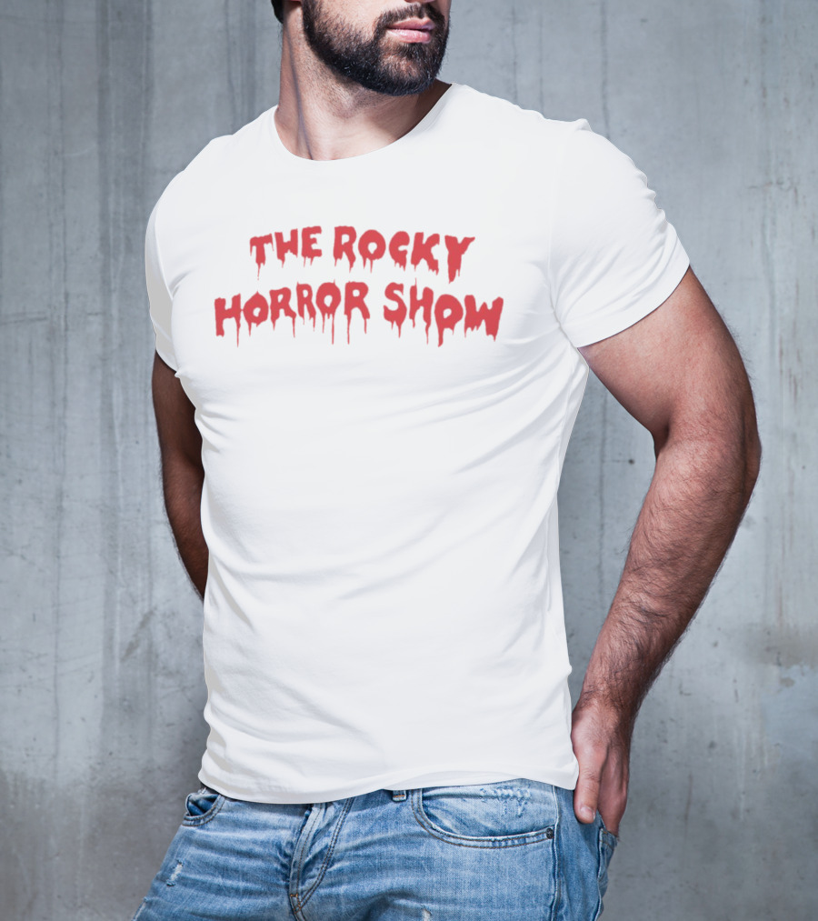 The Rocky Horror Show Dripping Red Horror Font T-Shirt