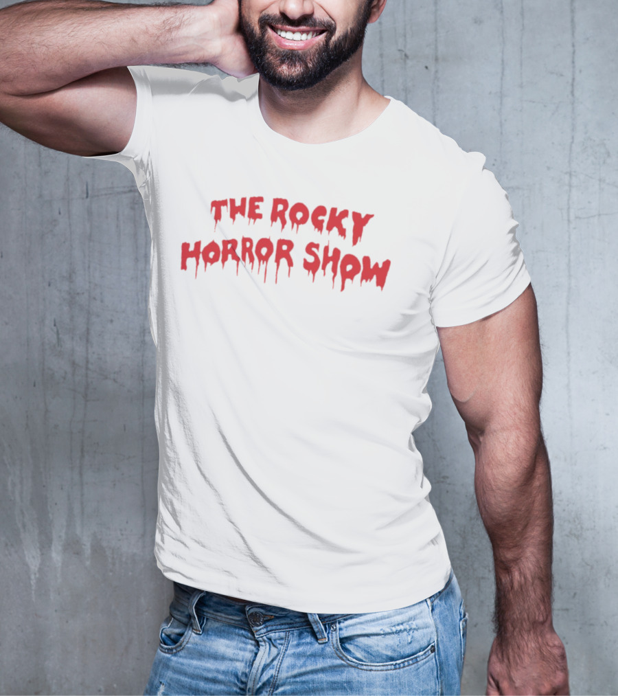 The Rocky Horror Show Dripping Red Horror Font T-Shirt