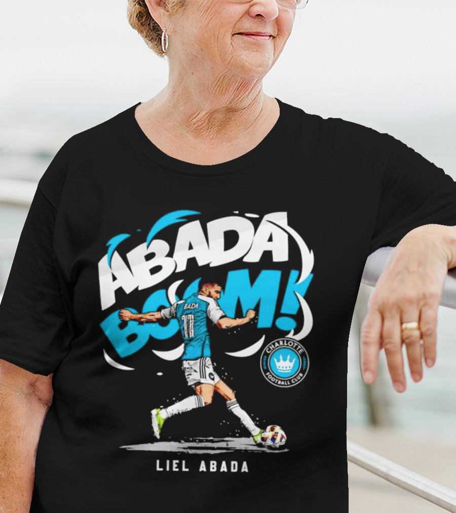 Liel Abada Charlotte Football Club Abada Boom Soccer Action T-Shirt