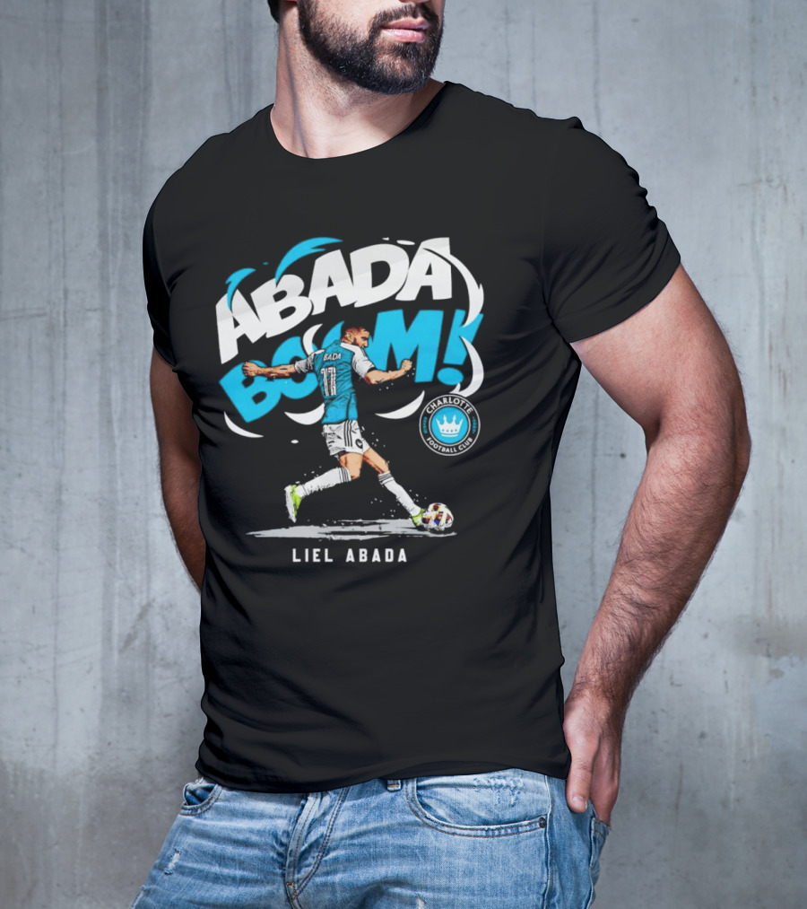 Liel Abada Charlotte Football Club Abada Boom Soccer Action T-Shirt